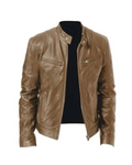 Jaqueta de Couro Masculina Racer